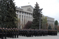 Першокурсники склали Присягу працівника Національної поліції Фото