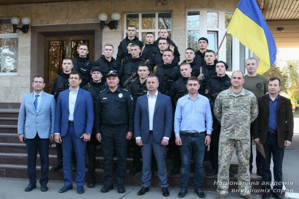 До дня захисника України в ННІ № 3 відкрили пам’ятний знак