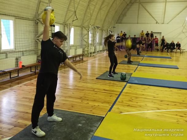 Чемпіонат ННІ № 1 НАВС із гирьового спорту