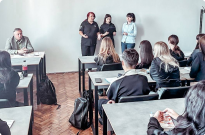 Лекція-бесіда зі здобувачами вищої освіти «Міжнародні стандарти прав людини та механізми їх захисту» Фото