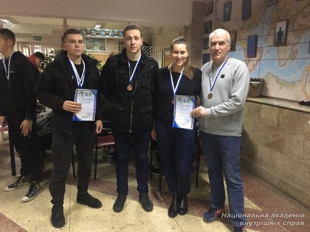 Бронзові призери чемпіонату з плавання  серед силових підрозділів міста Києва