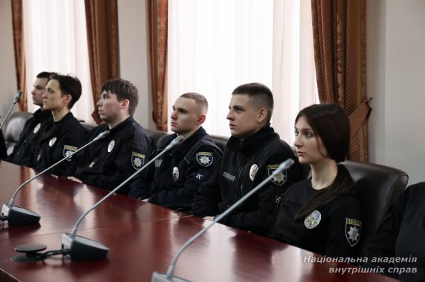 Пам’ятні заходи в НАВС до 4-ї річниці повномасштабного вторгнення рф в Україну Пам’ятні заходи в НАВС до 4-ї річниці повномасштабного вторгнення рф в Україну