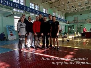 Участь курсантів Національної академії внутрішніх справ у чемпіонаті України з гирьового спорту серед студентів