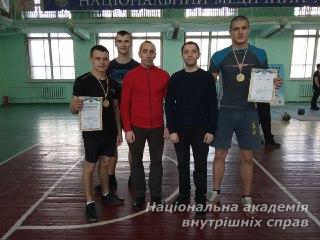 Участь курсантів Національної академії внутрішніх справ у чемпіонаті України з гирьового спорту серед студентів