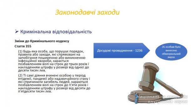 Серія онлайн вебінарів «Досвід європейських країн у протидії злочинній діяльності, пов’язаній із COVID-19» за підтримки КМЄС в Україні